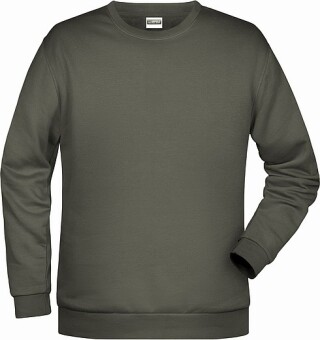 Pánská mikina James Nicholson sweatshirt men, šedá, vel. S
