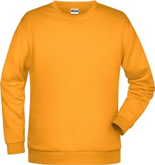 Pánská mikina James Nicholson sweatshirt men, tmavě žlutá, vel. 5XL