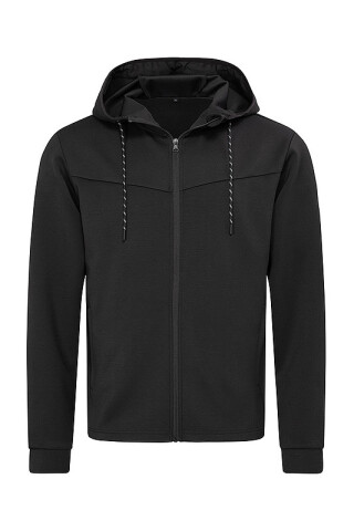 Pánská mikina STEDMAN RECYCLED SCUBA JACKET MEN, černá, M