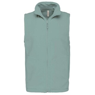 Pánská mikrofleecová vesta Kariban fleece vest men, mátová, vel. XXL