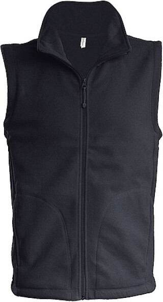 Pánská mikrofleecová vesta Kariban fleece vest men, antracitová, vel. L
