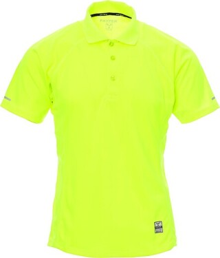 Pánská polokošile PAYPER TRAINING, fluo žlutá, velikost S