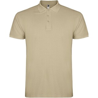 Pánská polokošile s krátkým rukávem, ROLY STAR, světle hnědá, vel. 2XL