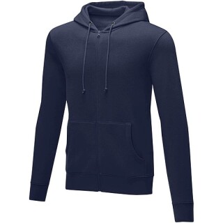 Pánská rozepínací mikina s kapucí Elevate THERON, námořní modrá, vel. 3XL