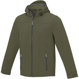 Pánská softshellová bunda Elevate Langley, velikost XS, vojenská zelená - khaki