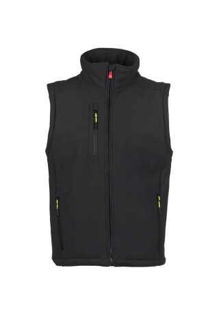 Pánská softshellová vesta PAYPER CREEK PAD VEST ULTRALITE, antracitová, XS