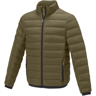 Pánská zateplená péřová bunda Elevate Macin, velikost L, vojenská zelená - khaki