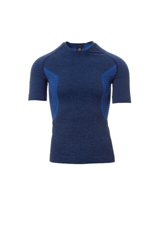 Pánské funkční tričko PAYPER THERMO PRO 160 SS, modrý melír, 2/3XL