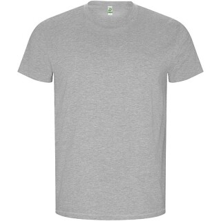 Pánské tričko s krátkým rukávem, ROLY GOLDEN, světle šedý melír, vel. 3XL