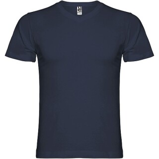 Pánské tričko s krátkým rukávem,výstřih do V, ROLY SAMOYEDO, navy, vel. XL