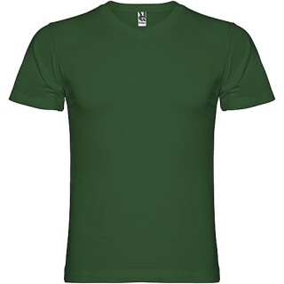 Pánské tričko s krátkým rukávem,výstřih do V, ROLY SAMOYEDO, tmavě zelená, vel. 2XL
