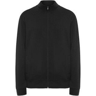 Unisex mikina na zip, ROLY ULAN, velikost L, černá