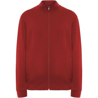 Unisex mikina na zip, ROLY ULAN, velikost XL, červená