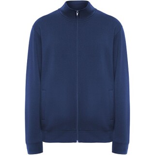 Unisex mikina na zip, ROLY ULAN, velikost 3XL, královská modrá