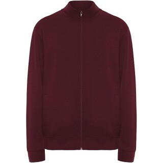 Unisex mikina na zip, ROLY ULAN, velikost XXL, vínová