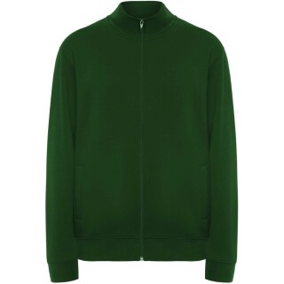 Unisex mikina na zip, ROLY ULAN, velikost L, tmavě zelená