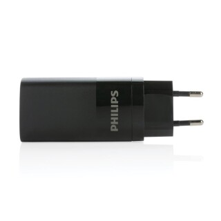 Philips 65W ultra rychlá PD 3-portová USB nabíječka, černá