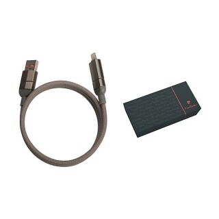 PIERRE CARDIN DONNES Magnetický nabíjecí kabel, šedá