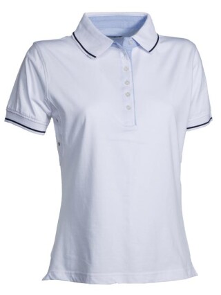 Polokošile PAYPER LEEDS bílá/námořní modrá XL