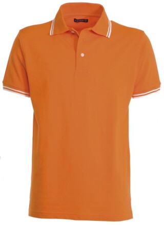 Polokošile PAYPER SKIPPER oranžová, bílá M