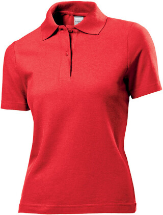 Polokošile STEDMAN POLO WOMEN červená XXL