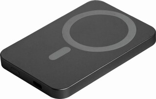 Powerbanka 5000mAh s bezdrátovou nabíječkou, černá