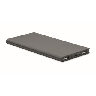 Powerbanka 8000 mAh, tmavě šedá