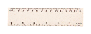 Pravítko, 15cm z pšeničného plastu