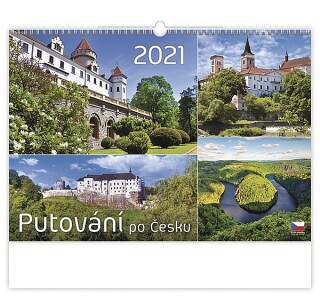 Putování po Česku 2027, nástěnný kalendář, prodloužená záda