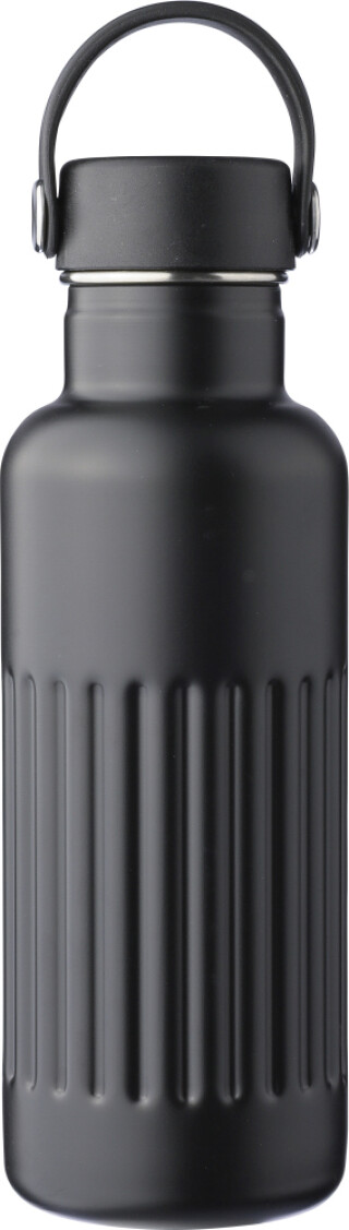 DUSKALA Dvoustěnná termoska z recyklované nerezové oceli, 500 ml, černá