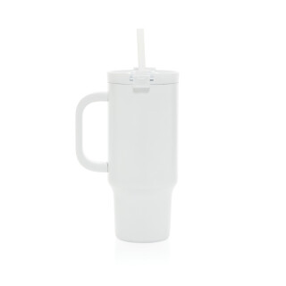 Recyklovaný nepropustný kompaktní termohrnek 480ml, bílá