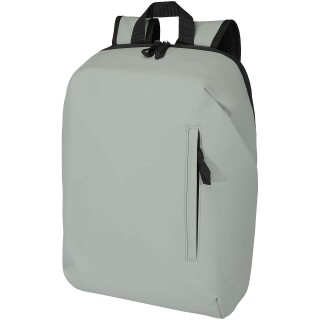 Rolovací batoh na notebook velikosti 15” z recyklovaného GRS, šedá