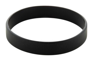 Silikonový náramek pro dospělé, rozměr: 202x12x2mm, černý