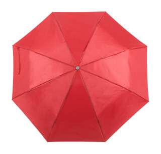 Skládací manuální deštník, pr. 96cm, červený