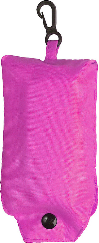 JASMÍNA Nákupní taška skládací s karabinkou, růžová