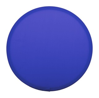Skládací RPET polyesterové frisbee s pouzdrem, modrá