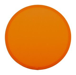 Skládací RPET polyesterové frisbee s pouzdrem, oranžová