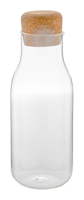 Skleněná karafa na vodu s korkovým víčkem, 600ml