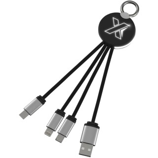 Světelný kabel s kroužkem SCX.design C16, černá
