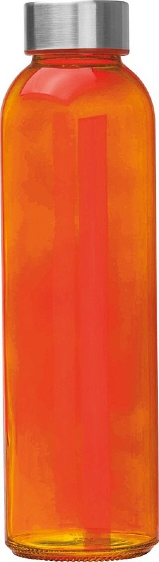 TANGARA Skleněná láhev na pití, 500ml, oranžová