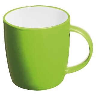 TEGATO Barevný keramický hrnek, 300 ml, zelená