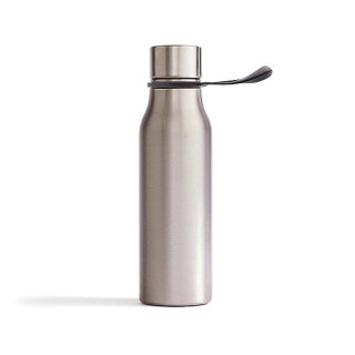 Termo láhev na pití, 450ml, stříbrná
