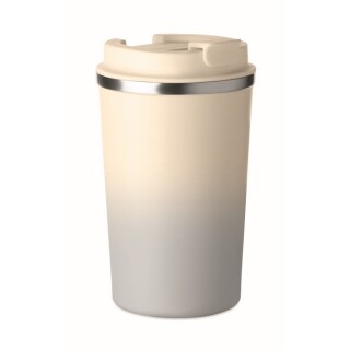 TIMUR Dvoustěnný termohrnek, 350 ml, šedá