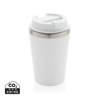 Termohrnek 350ml z RCS recyklovaného PP, bílá