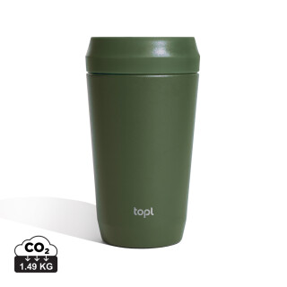Termohrnek 354 ml z RCS recyklované oceli, zelená