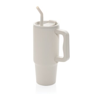 Termohrnek 900 ml z RCS recyklované nerezové oceli, krémová