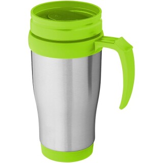 Termohrnek s ouškem a objemem 0,35 l, stříbrná