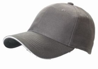 Trendy kšiltovka se sendvičovým kšiltem, tmavě šedá
