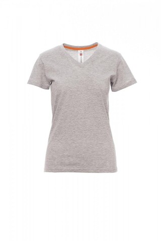 Tričko dámské PAYPER V-NECK šedý melír M