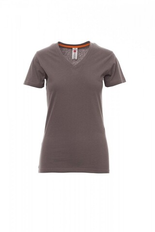 Tričko dámské PAYPER V-NECK tmavě šedá XL